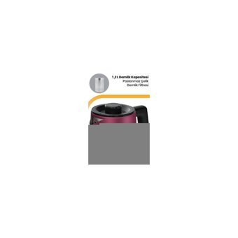 Goldmaster Hoşsefa GM - 7386 Çelik Demlikli 2200 W Çelik Gövdeli Mor Çay Makinesi