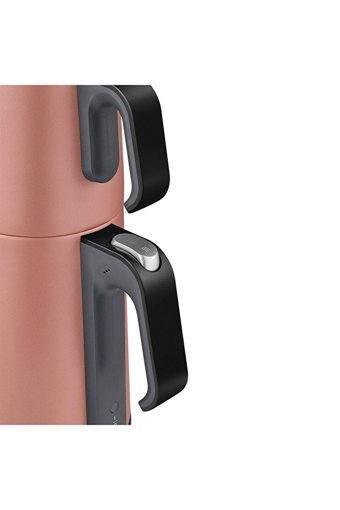 Arzum AR 3080 Çelik Demlikli 1500 W Çelik Gövdeli Rose Gold Retro Çay Makinesi