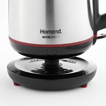 Homend Royaltea 1711H Çelik Demlikli 2000 W Çelik Gövdeli İnox Retro Çay Makinesi