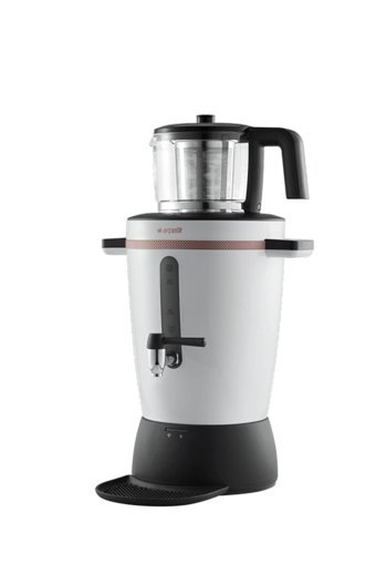 Arçelik SE 9034 Cam Demlikli 2000 W Plastik Gövdeli Beyaz Çay Makinesi