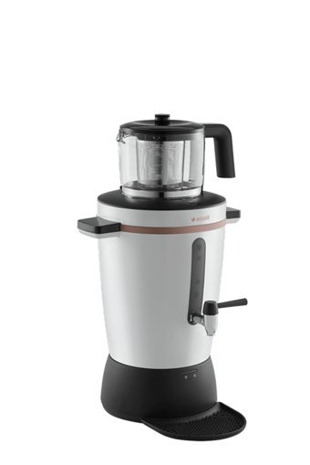 Arçelik SE 9034 Cam Demlikli 2000 W Plastik Gövdeli Beyaz Çay Makinesi