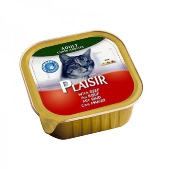 Plaisir Adult Pate Biftekli Yetişkin Yaş Kedi Maması 100 gr