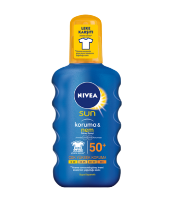 Nivea Sun Koruma & Nem Renksiz 50+ Faktör Yağlı Suya Dayanıklı Güneş Kremi 200 ml
