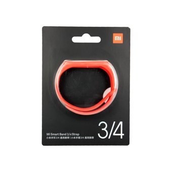 Xiaomi Mi Band 4 Uyumlu Silikon Akıllı Bileklik Kordonu Turuncu