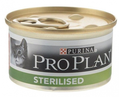 Pro Plan Sterilised Kısırlaştırılmış Somonlu Ton Balıklı Soslu Yetişkin Yaş Kedi Maması 85 gr