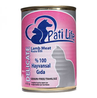 Pati Life Adult Kuzu Etli Jöleli Yetişkin Yaş Kedi Maması 415 gr