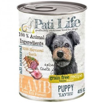 Pati Life Kuzu Etli Jöleli Yavru Yaş Kedi Maması 415 gr