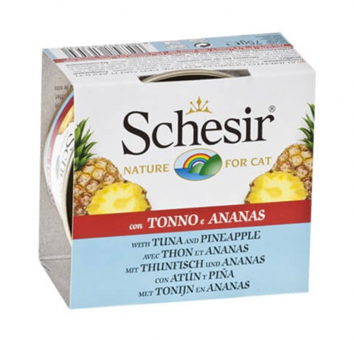 Schesir Ananaslı Ton Balıklı Yetişkin Yaş Kedi Maması 75 gr