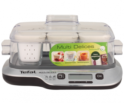 Tefal Multi Delices Compact YG654882 0.84 lt 6 Kavanozlu 120 W Yoğurt Makinesi