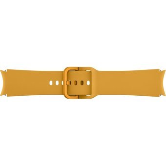 Samsung Watch 5 Uyumlu 20 mm Silikon Akıllı Bileklik Kordonu Sarı