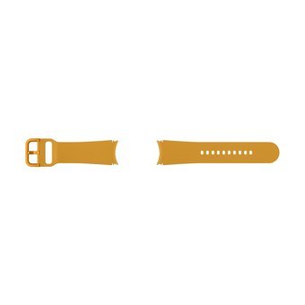 Samsung Watch 5 Uyumlu 20 mm Silikon Akıllı Bileklik Kordonu Sarı