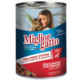 Miglior Gatto Biftekli Yetişkin Yaş Kedi Maması 405 gr