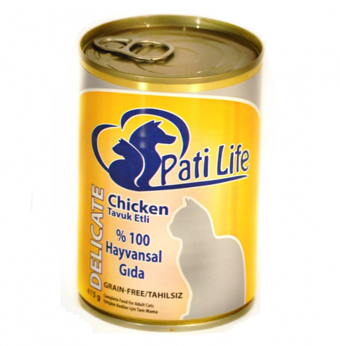 Pati Life Adult Tavuklu Jöleli Yetişkin Yaş Kedi Maması 415 gr