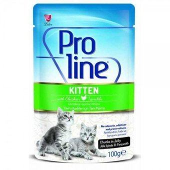 Proline Pouch Tavuklu Jöleli Yavru Yaş Kedi Maması 100 gr