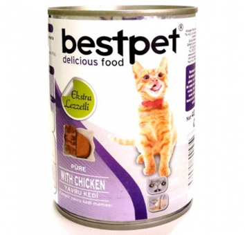 Bestpet Tavuklu Yavru Yaş Kedi Maması 400 gr