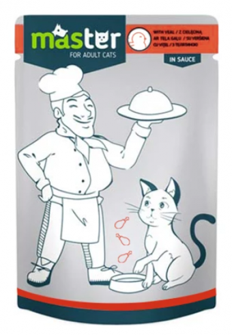 Master Pouch Kümes Hayvanlı Yetişkin Yaş Kedi Maması 80 gr