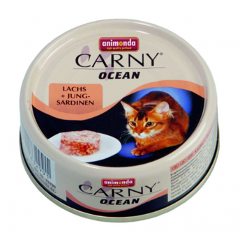 Animonda Carny Ocean Sardalyalı Somonlu Yetişkin Yaş Kedi Maması 80 gr