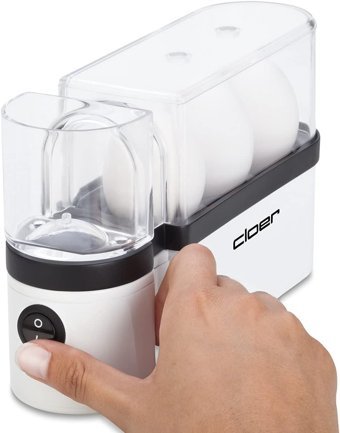 Cloer 6021 Üçlü 300 W Plastik Beyaz Yumurta Haşlayıcı