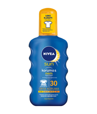 Nivea Sun Koruma & Nem Renksiz 30 Faktör Yağlı Suya Dayanıklı Güneş Kremi 200 ml