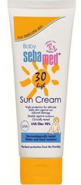 Sebamed Sun Care 30 Faktör Hassas Ciltler İçin Yağsız Parabensiz Bebek Vücut Güneş Kremi 75 ml