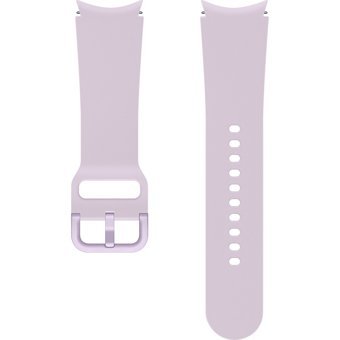 Samsung Watch 5 Uyumlu 20 mm Silikon Akıllı Bileklik Kordonu Menekşe