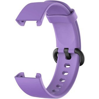Xiaomi Mi Watch Lite Uyumlu Silikon Akıllı Bileklik Kordonu Lila