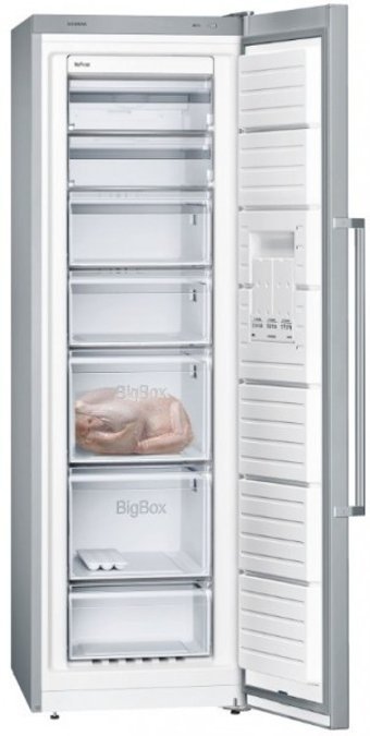 Siemens GS36NVI30N No Frost 7 Çekmeceli A++ Enerji Sınıfı 242 lt Dikey Solo Derin Dondurucu Inox