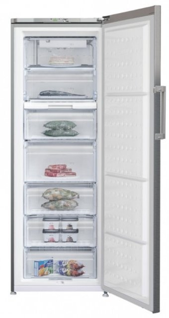Beko 7071 MI Statik 7 Çekmeceli E Enerji Sınıfı 244 lt Dikey Solo Derin Dondurucu Inox