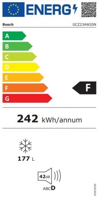 Bosch GCZ23AW20N A+ Enerji Sınıfı 177 lt Yatay Solo Sandık Tipi Mini Derin Dondurucu Beyaz