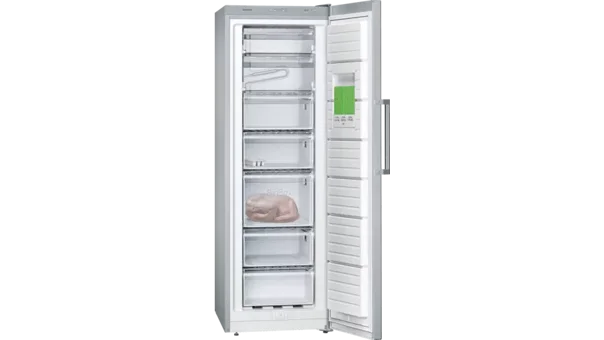 Siemens GS33VVIEON 5 Çekmeceli E Enerji Sınıfı 231 lt Dikey Solo Derin Dondurucu Inox