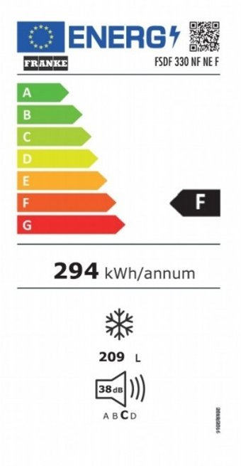 Franke FSDF 330 NF NE No Frost 209 lt Dikey Solo Çekmeceli Derin Dondurucu Beyaz