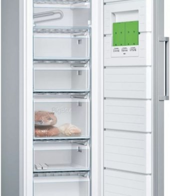 Bosch GSV33VIE0N Low Frost 7 Çekmeceli A++ Enerji Sınıfı 220 lt Dikey Solo Derin Dondurucu Inox