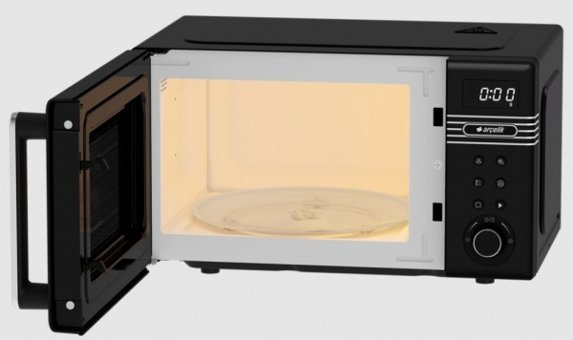 Arçelik MD 220 S Siyah 20 lt Vintage Mekanik Solo Mikrodalga Fırın