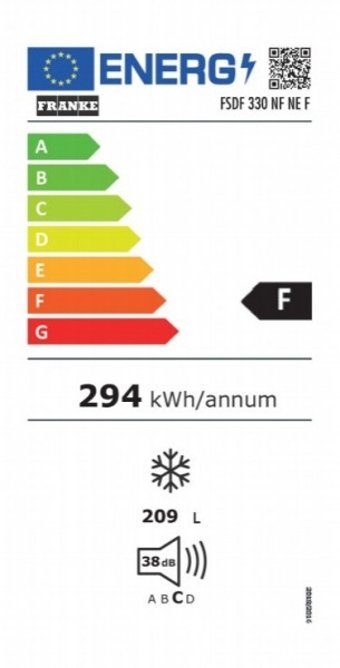 Franke FSDF 330 NF No Frost F Enerji Sınıfı 209 lt Dikey Solo Çekmeceli Derin Dondurucu Beyaz