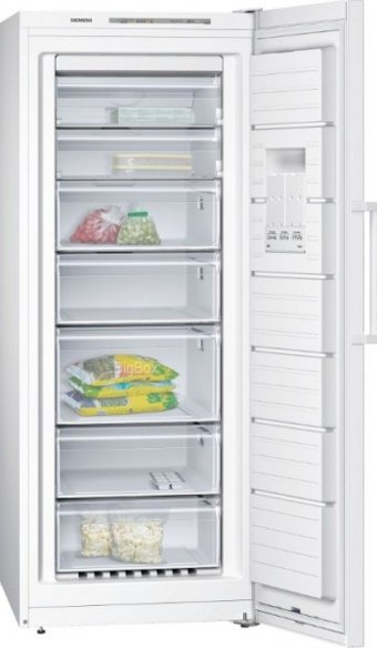 Siemens iQ300 GS54NVW30N No Frost 7 Çekmeceli A++ Enerji Sınıfı 323 lt Dikey Solo Derin Dondurucu Beyaz