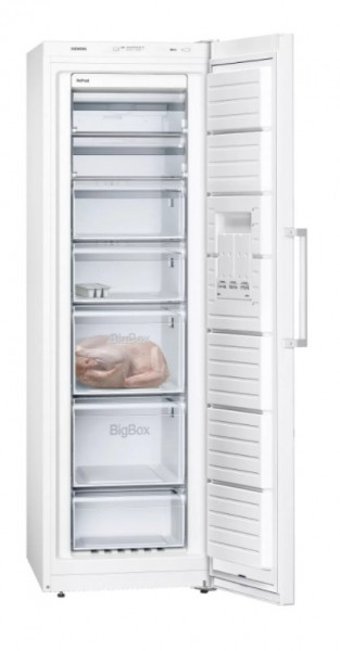 Siemens iQ300 GS36NVWF0N No Frost 6 Çekmeceli A++ Enerji Sınıfı 242 lt Dikey Solo Derin Dondurucu Beyaz