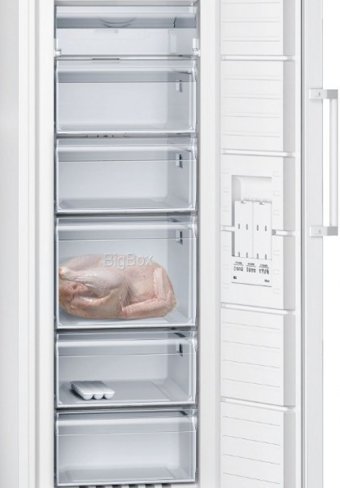 Siemens GS29NVW31N No Frost 6 Çekmeceli A++ Enerji Sınıfı 200 lt Dikey Solo Derin Dondurucu Beyaz