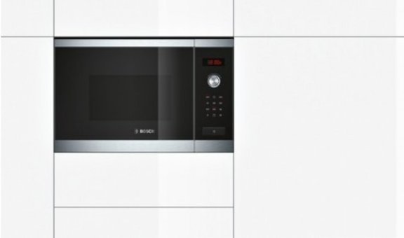 Bosch HMT84G654 Siyah 25 lt Izgaralı Dijital Dokunmatik Ankastre Mikrodalga Fırın
