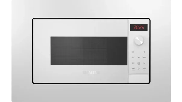 Siemens BF623LMW3 Beyaz 20 lt Dijital Dokunmatik Ankastre Mikrodalga Fırın