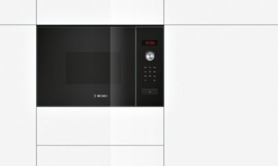 Bosch HMT75M664 Siyah 25 lt Dijital Dokunmatik Ankastre Mikrodalga Fırın