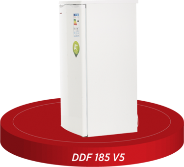 Delta DDF 185 V5 5 Çekmeceli A+ Enerji Sınıfı 140 lt Dikey Solo Mini Derin Dondurucu Beyaz