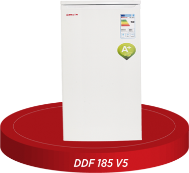 Delta DDF 185 V5 5 Çekmeceli A+ Enerji Sınıfı 140 lt Dikey Solo Mini Derin Dondurucu Beyaz