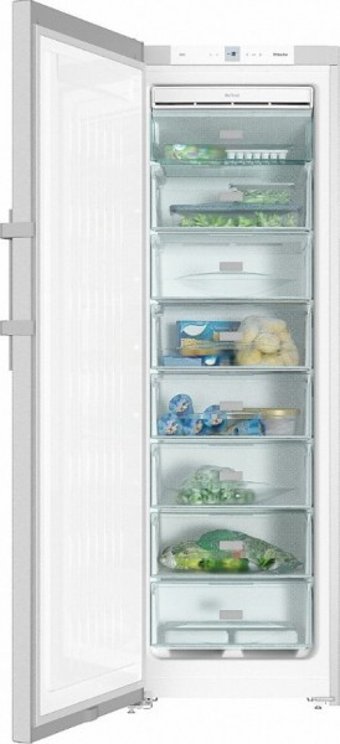 Miele FN 28262 EDT/CS No Frost 8 Çekmeceli A++ Enerji Sınıfı 381 lt Dikey Solo Derin Dondurucu Gri