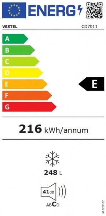 Uğur UED 280 D/S Statik E Enerji Sınıfı 236 lt Yatay Solo Sandık Tipi Mini Derin Dondurucu Beyaz