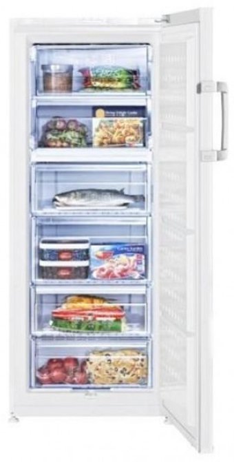 Beko 7241 DF Statik 6 Çekmeceli A+ Enerji Sınıfı 197 lt Dikey Solo Derin Dondurucu Beyaz