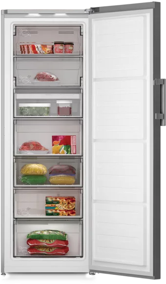 Arçelik 2171 JEİ No Frost 7 Çekmeceli E Enerji Sınıfı 256 lt Dikey Solo Derin Dondurucu Inox