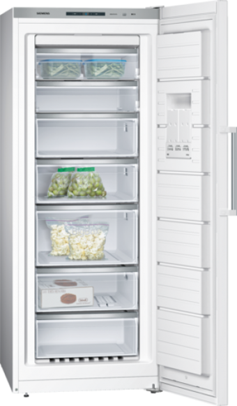 Siemens GS54NAW30 No Frost 7 Çekmeceli A++ Enerji Sınıfı 323 lt Dikey Solo Derin Dondurucu Beyaz