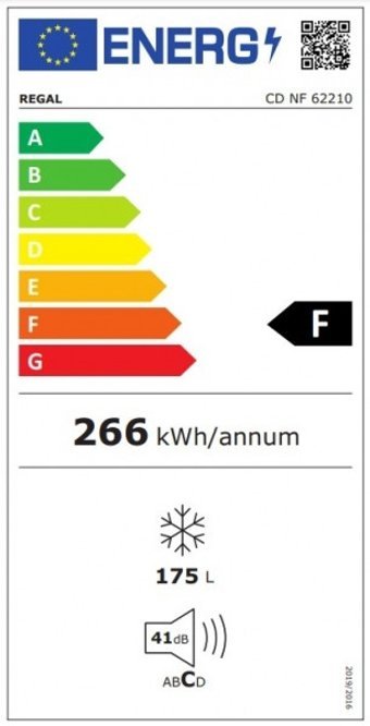 Regal CD NF 62210 6 Çekmeceli F Enerji Sınıfı 175 lt Dikey Solo Derin Dondurucu Beyaz