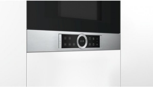 Bosch BEL634GS1 İnox 21 lt Izgaralı Dijital Dokunmatik Ankastre Mikrodalga Fırın