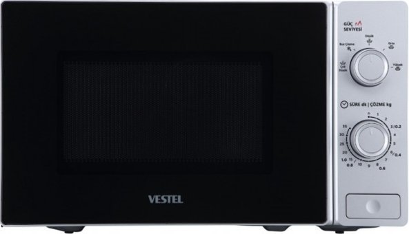 Vestel MD 20 YMG Beyaz 20 lt Mekanik Solo Mikrodalga Fırın